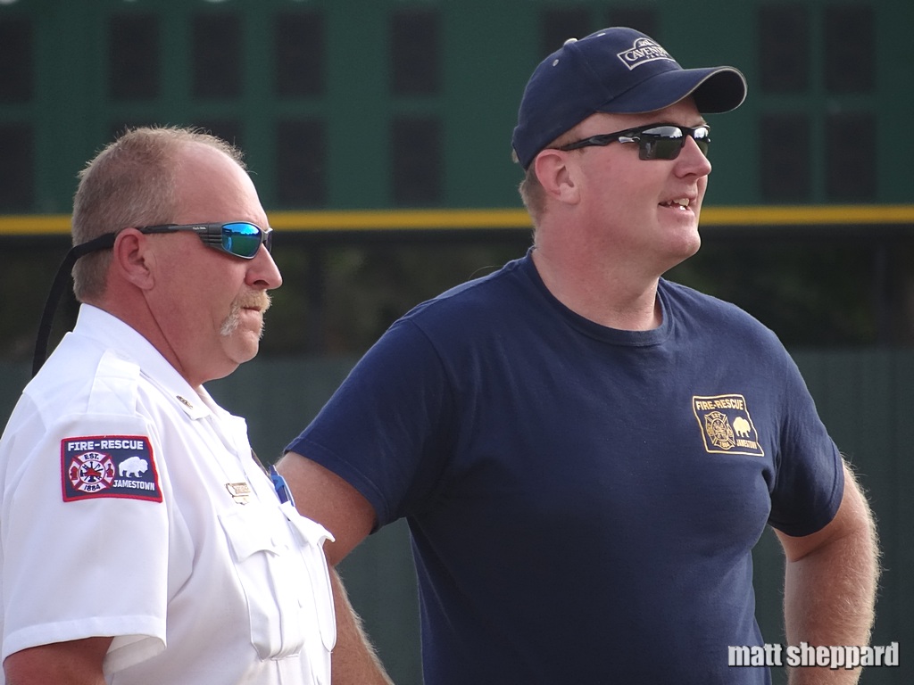 Shrine Clowns v Fire Fighters - Jamestown ND  July 16, 2014.  More Photos at Facebook